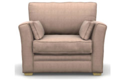 Heart of House Malton Fabric Cuddle Chair - Mushroom